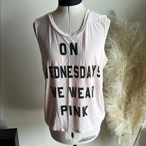 Mean Girls Pink Graphic Tank Top